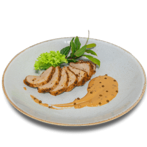 Polędwiczka w sosie z zielonym pieprzem 150g